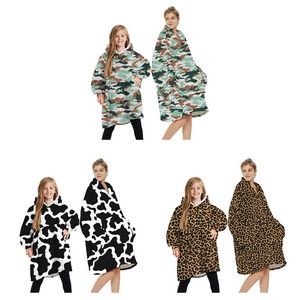 Reversible Blanket Hoodie, custom hoodie or sweatshirt with logo imprint 3
