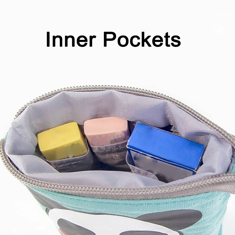 Canvas Foldable Stand-Up Pen Pencil Container Organizer Bag 2