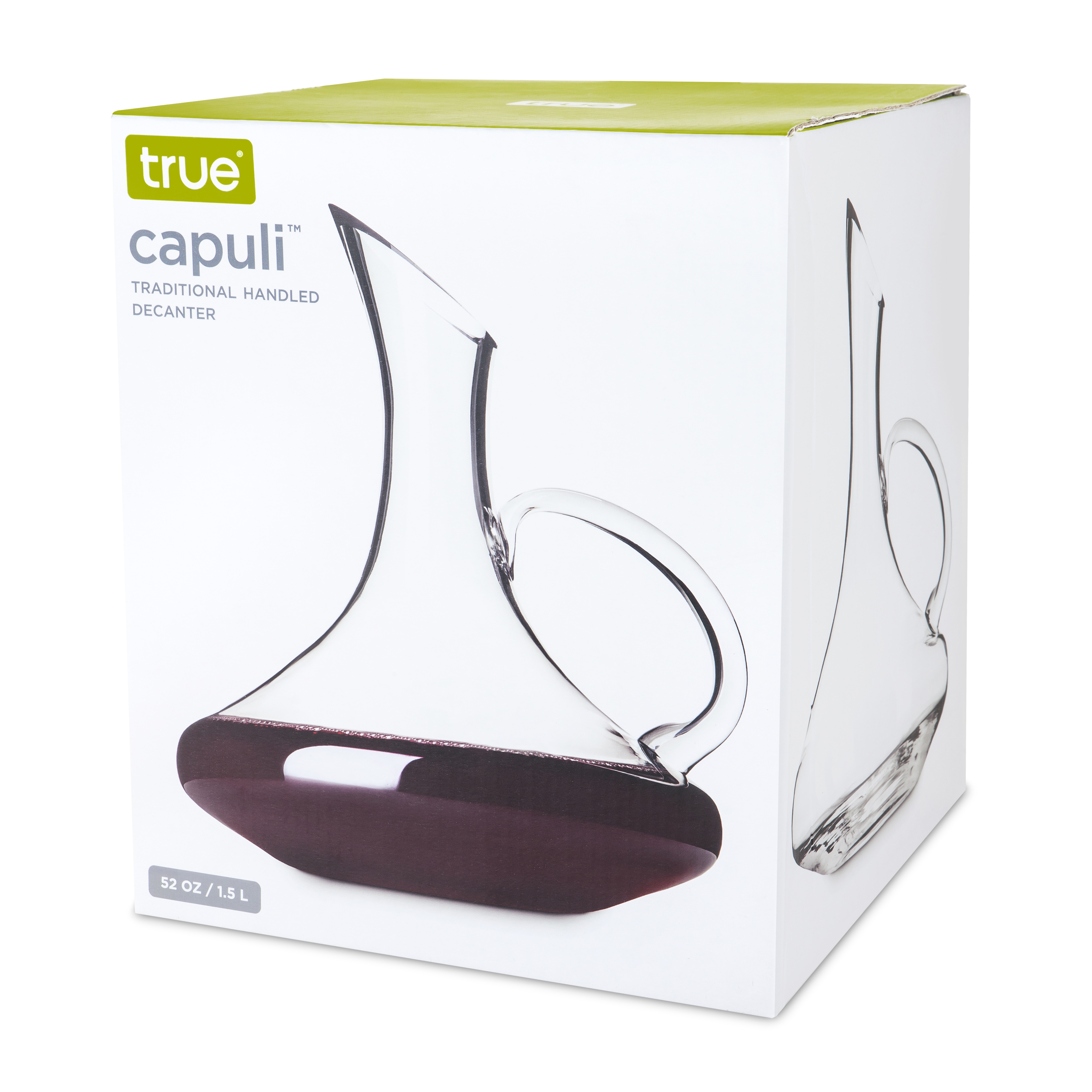 True® Capuli™: Traditional Handled Decanter 1