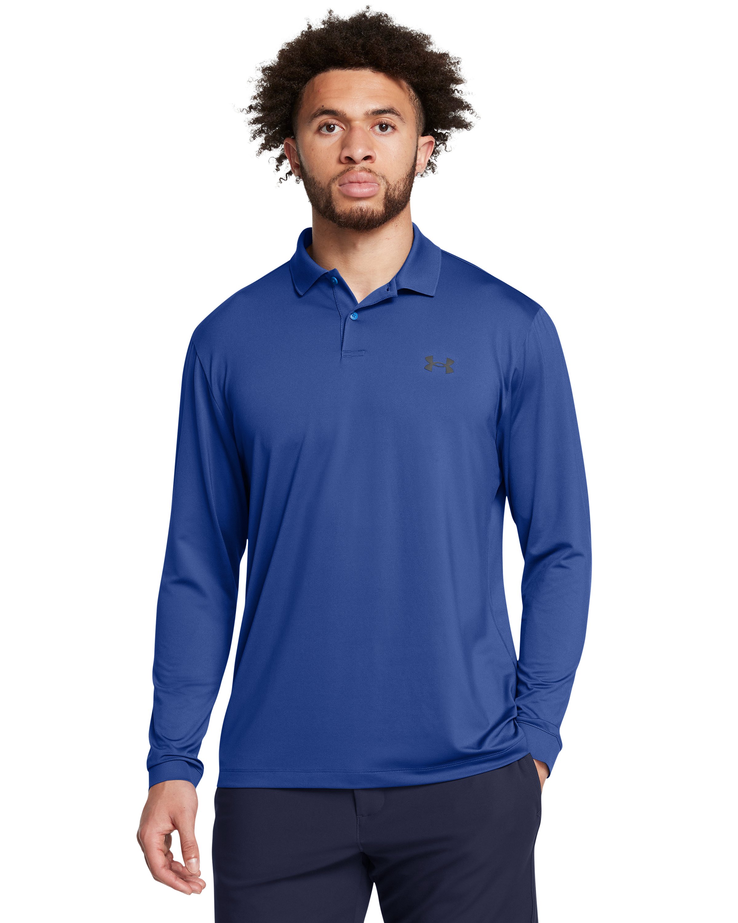 UA Matchplay Men's Long Sleeve Polo 2