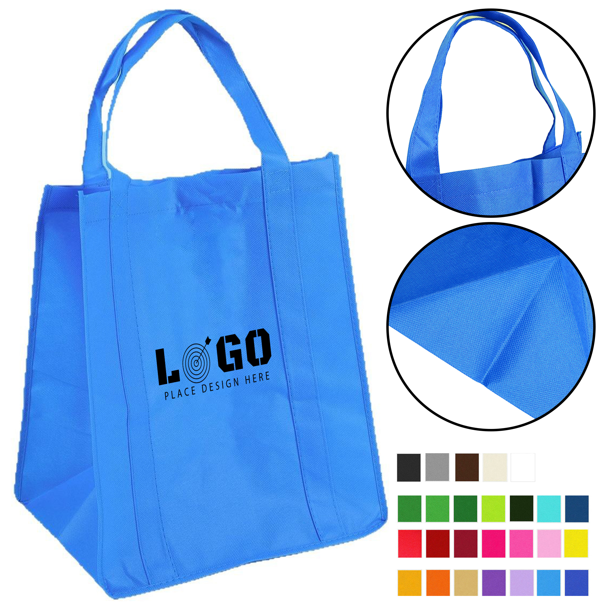 Grocery Non-Woven Budget Shopper Tote Bag 2