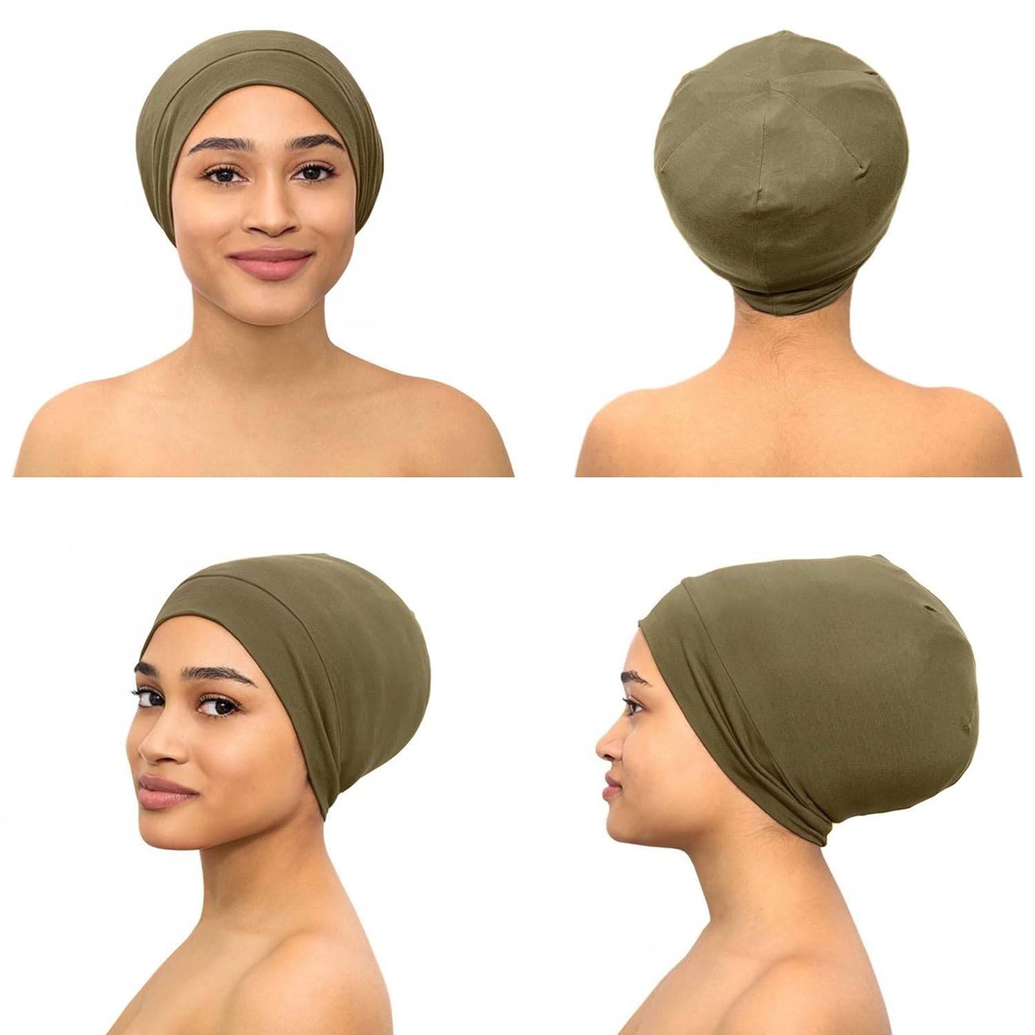 Hair Wrap Cover Sleep Cap for Men with Adjustable Strap 11
