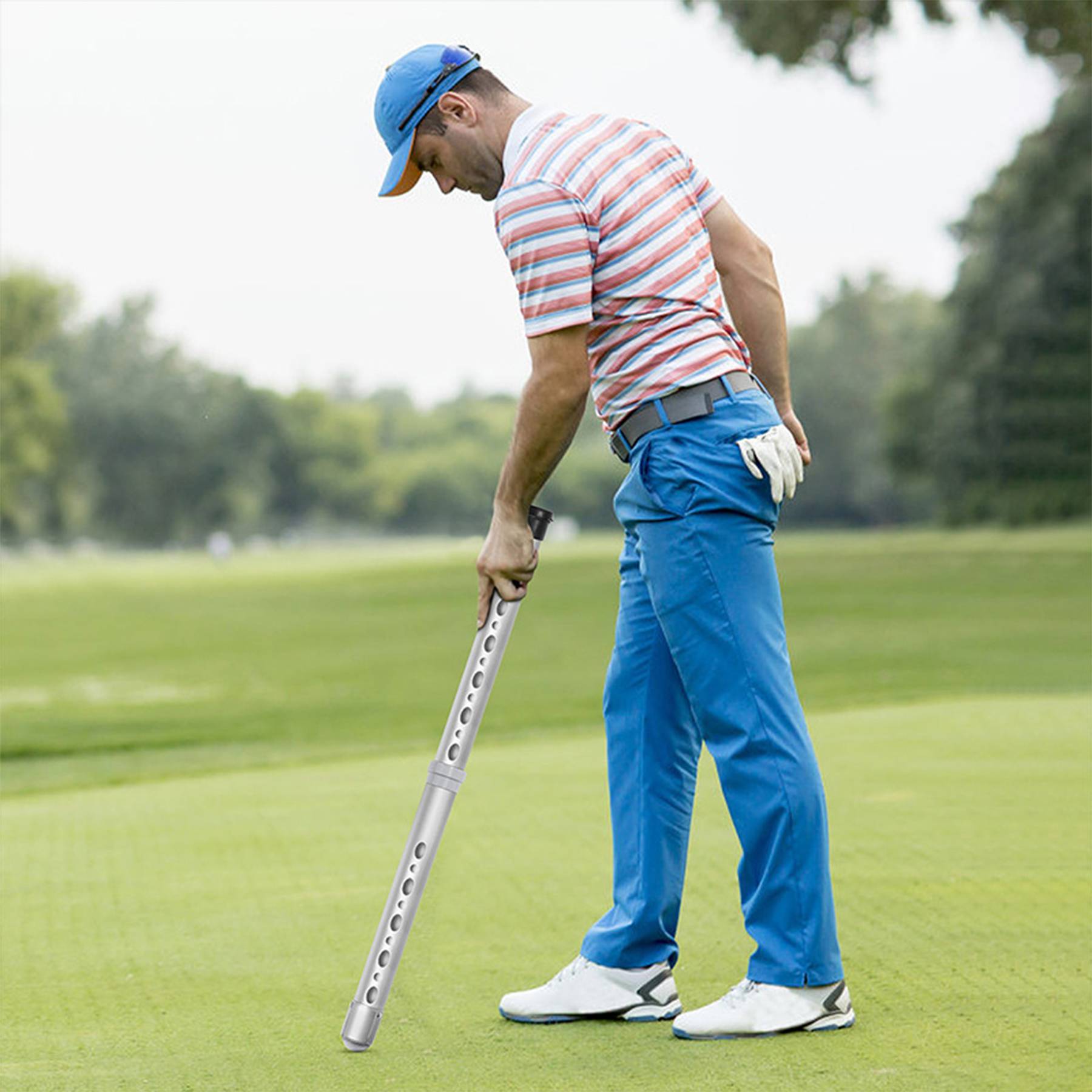 Golf aluminum ball pickup barrel 33.9 Inch 4