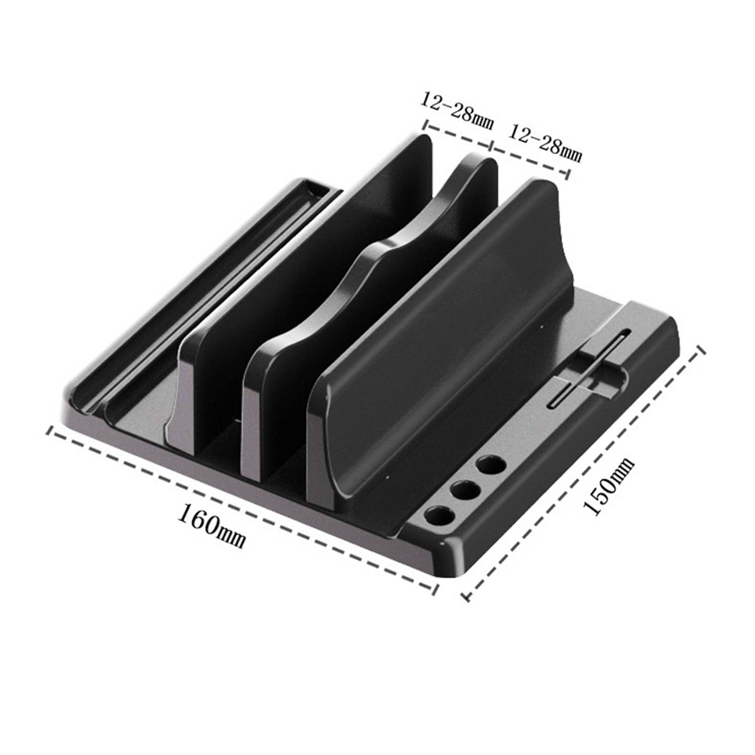 Vertical Laptop Stand Adjustable Dock 2