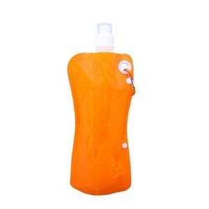 Snap Button Foldable Water Pack With Carabiner 19
