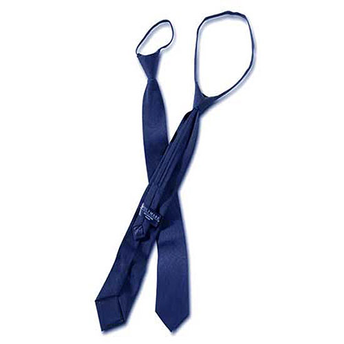 Hunter Green Polyester Poplin Adjustable Zipper Tie 2