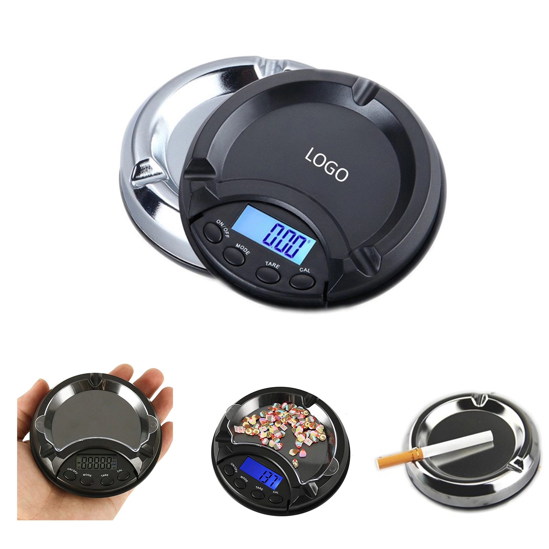 Ashtray Shaped Pocket Scale 2