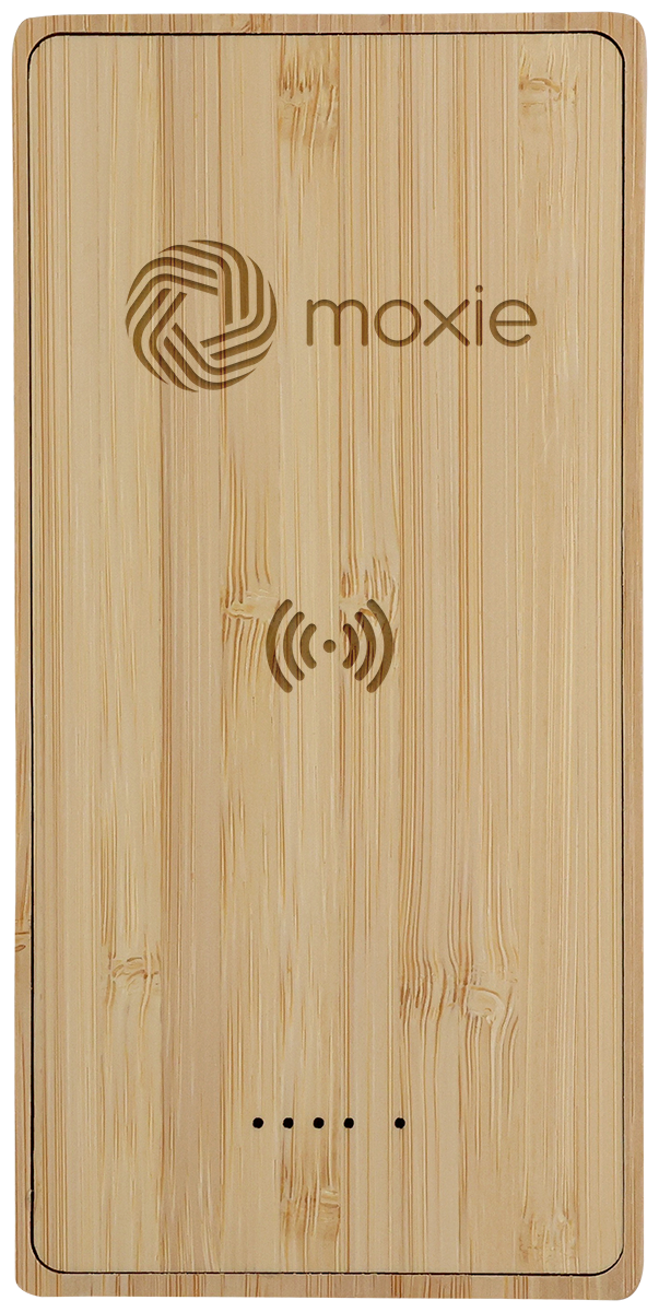 Bamboo 10,000mAh Solar/Wireless Powerbank 25