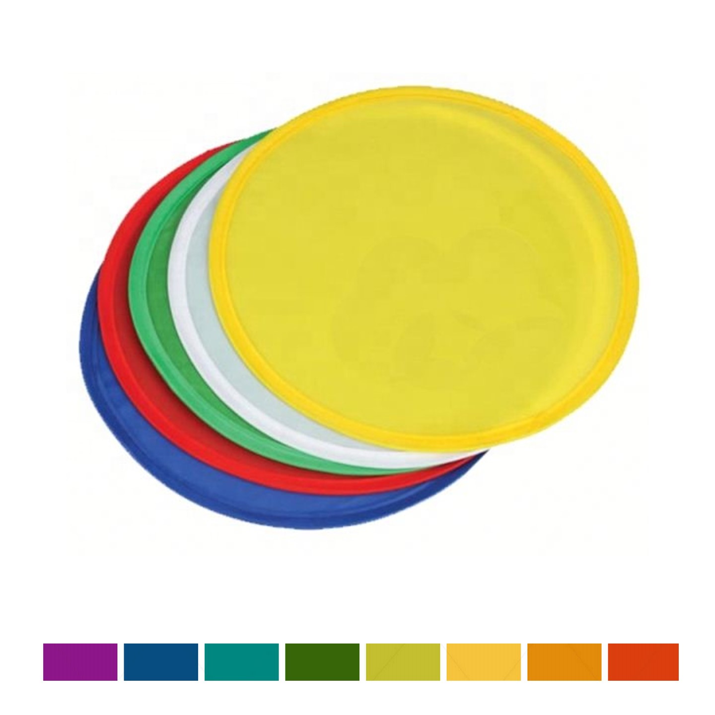 Collapsible Nylon Flying Disc with Pouch 3