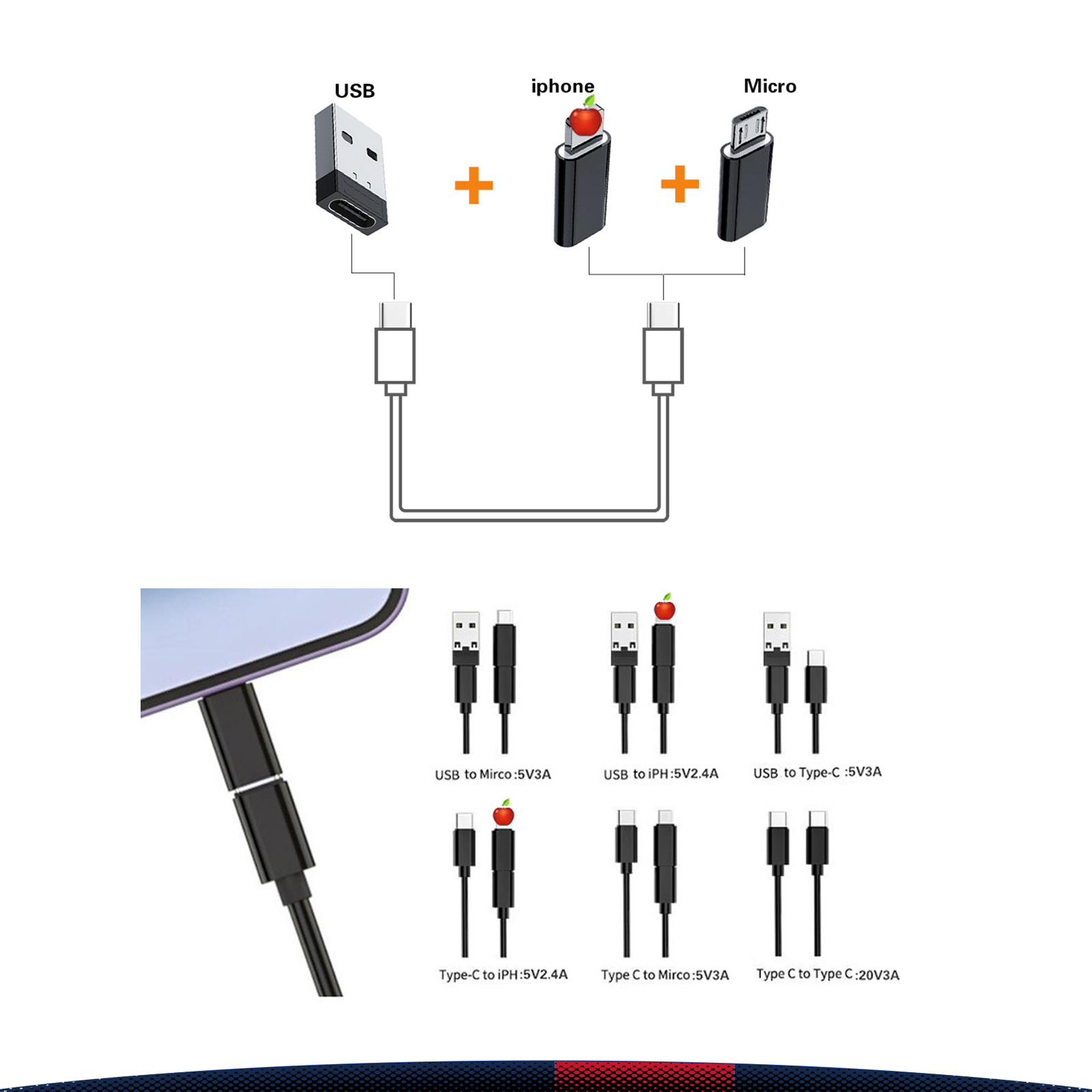 8in1 Charging Cable Storage Box 4