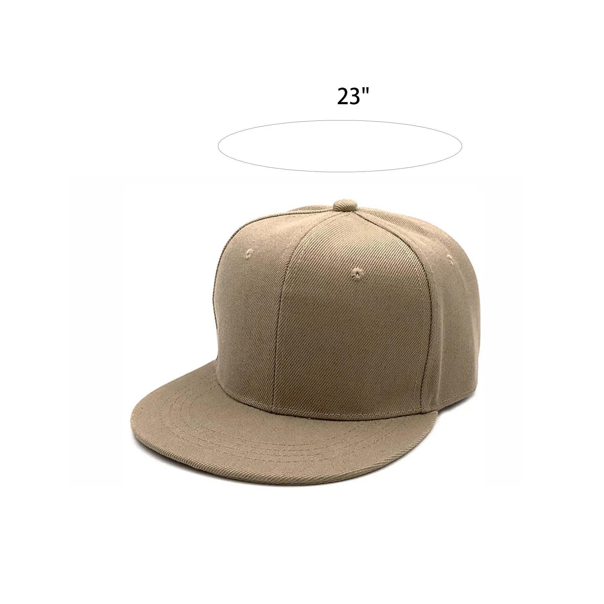 Adjustable Snap Closure Makes Flat Bill Hat 6