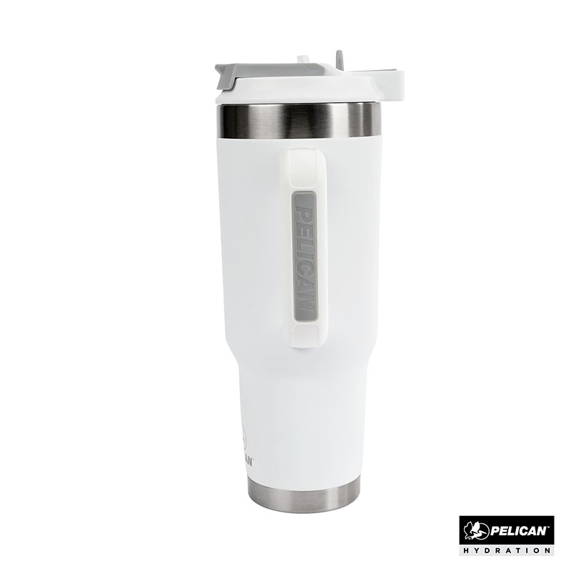 Pelican Porter™ Dual 40 oz. Dual Lid, Recycled Double Wall Stainless Steel Travel Tumbler 18