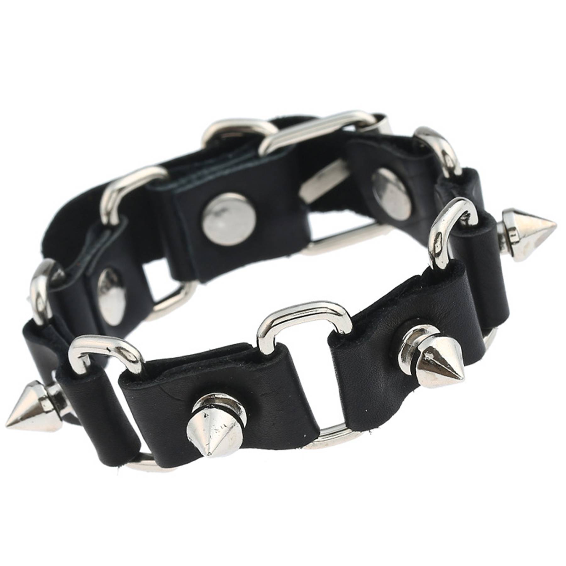 PU Punk statement accessory bracelet 4