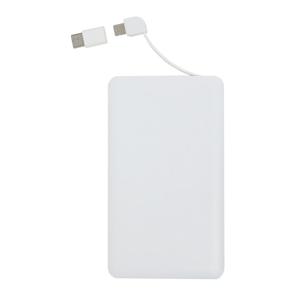 McKinley Slim Power Bank with Built In Cable 4000 12
