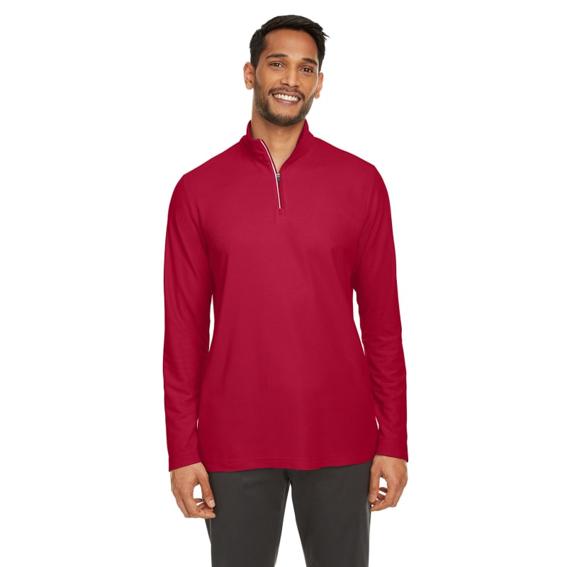 CORE365 Men's Fusion ChromaSoft™ Pique Quarter-Zip 1