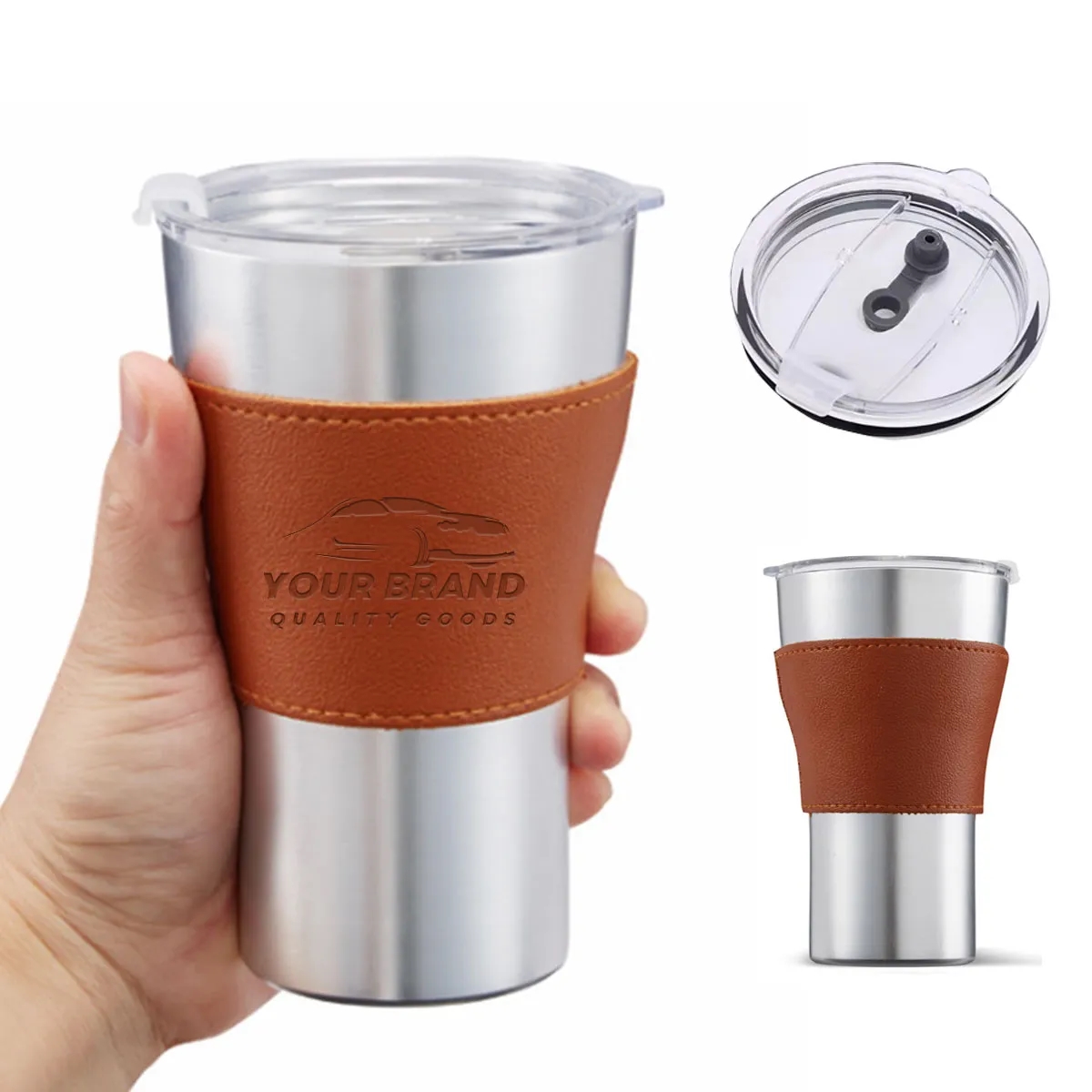 14oz Travel Coffee Mug Water Cup with Lid 2