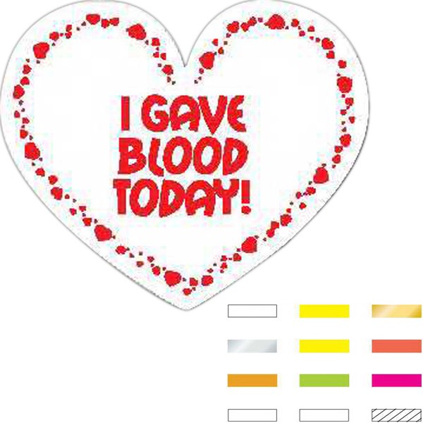 Quick Ship Medium Heart Labels 2