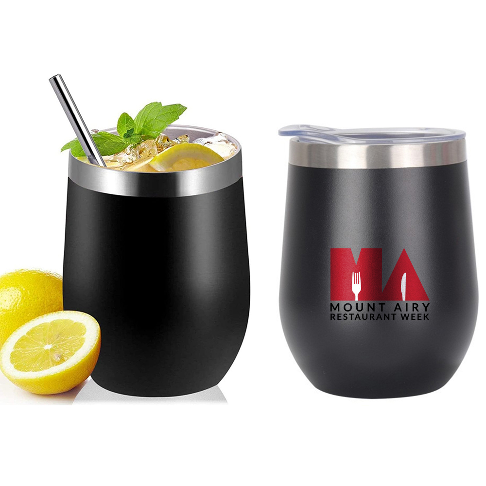 12oz Stainless Steel Eggshell Thermos Cup 3