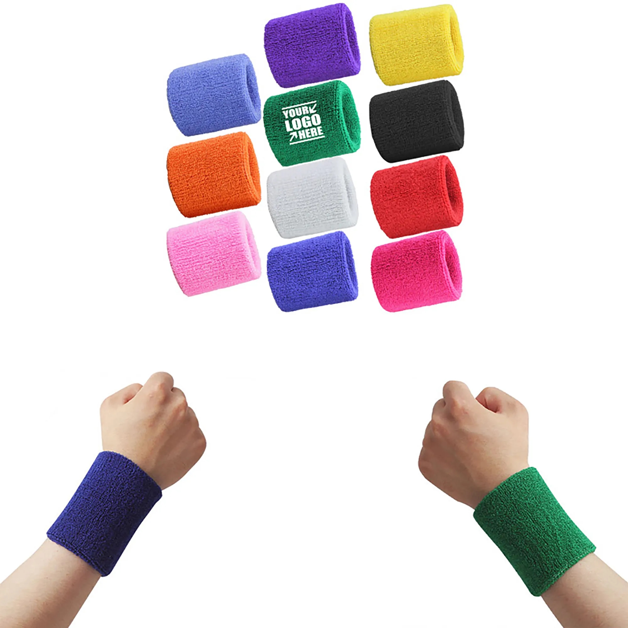 Cotton Wrist Sweatbands 2