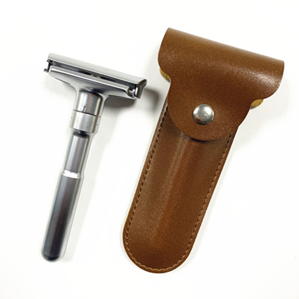 Leather Double Edge Safety Razor Protective Case 2