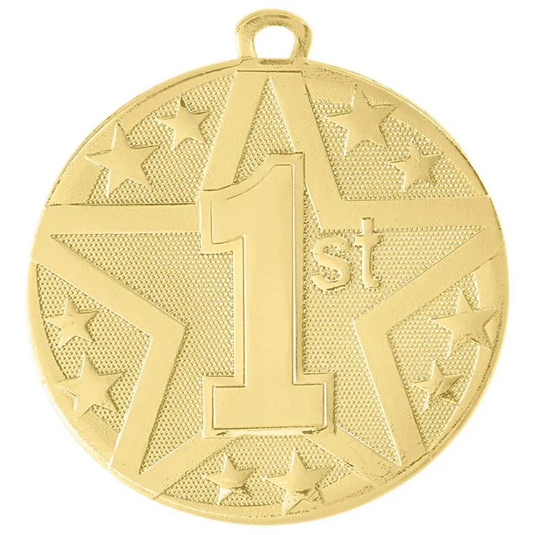 2" Gold Superstar 1st Place Medal 2