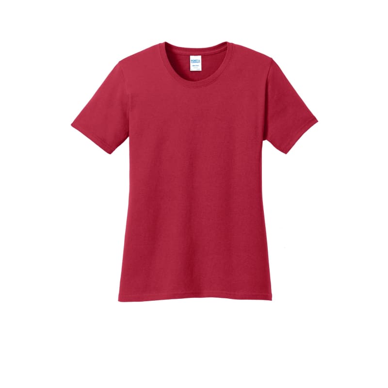 Port & Company Women's Core Cotton Tee. 98