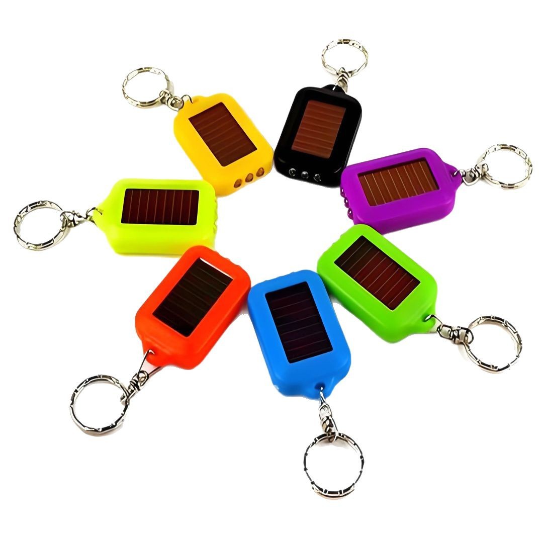 Solar Energy Power Mini Led Keychain 3