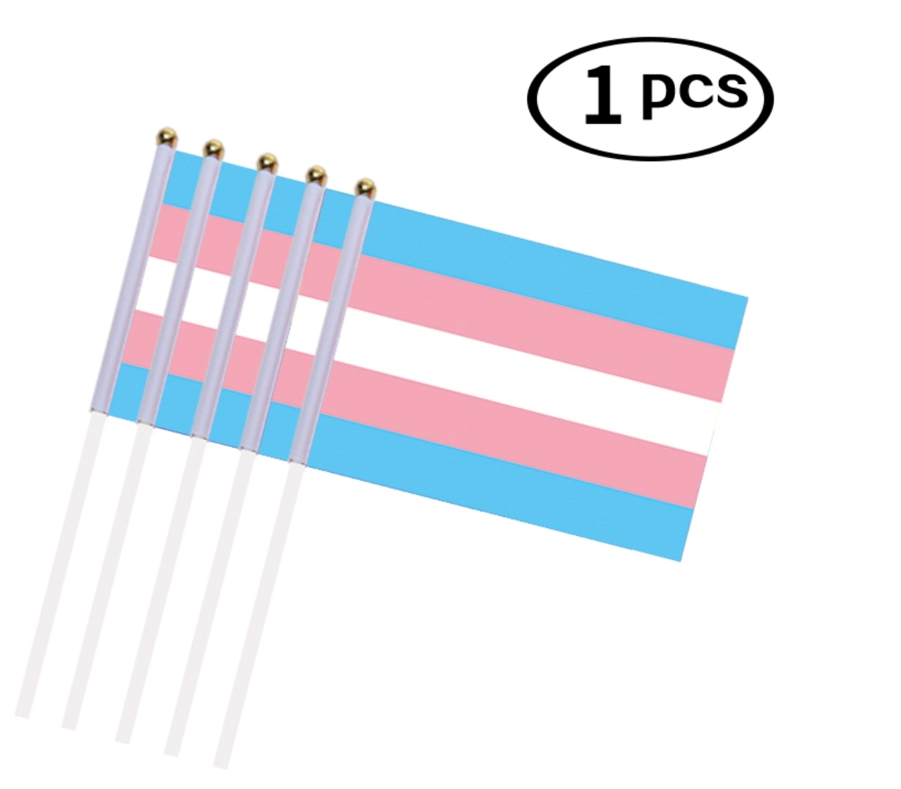 Rainbow Flags with Flagpoles 10