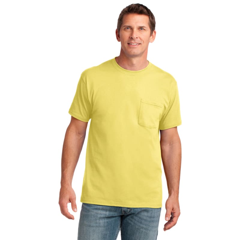 Port & Company Core Cotton Pocket Tee. 94