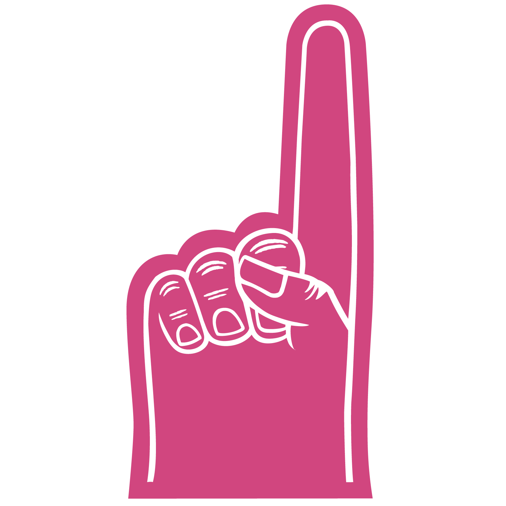 7.5" Foam Hand 30