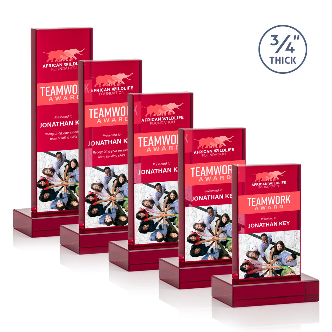 Hathaway VividPrint™ Award - Red