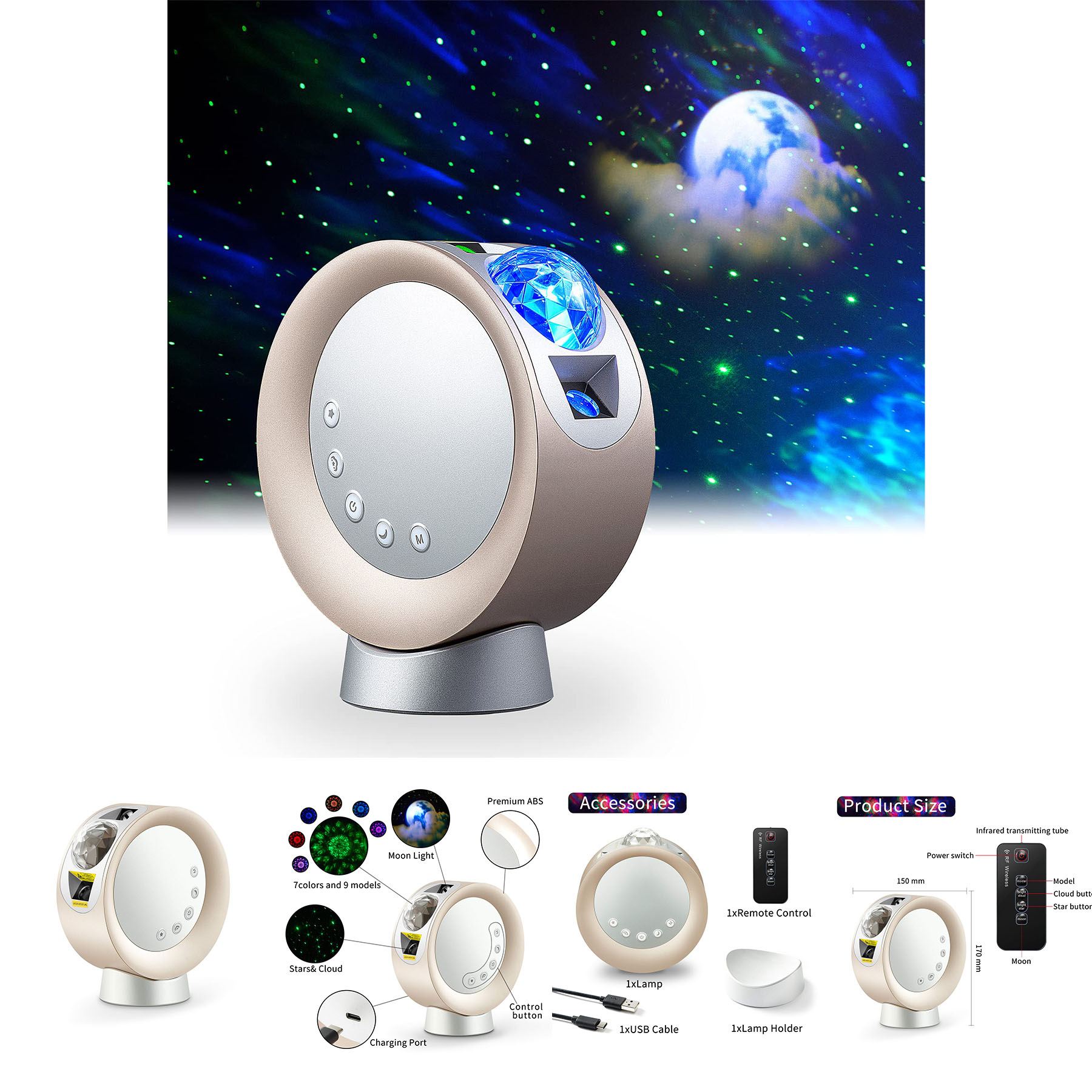 LED Sky Projector Light 2