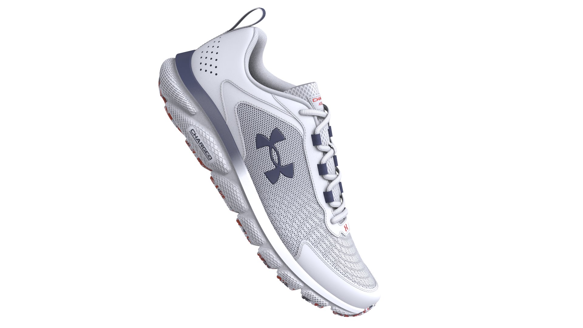 UA Charged Assert 9 Marble Men's Running Shoes 7