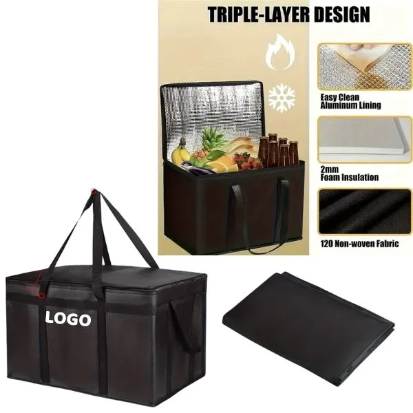 Large Capacity Insulated Grocery Tote 1