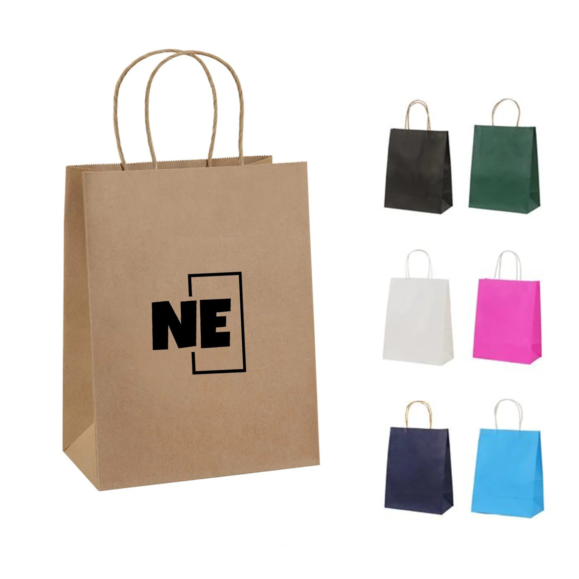 Kraft Paper Bags With Handles 1