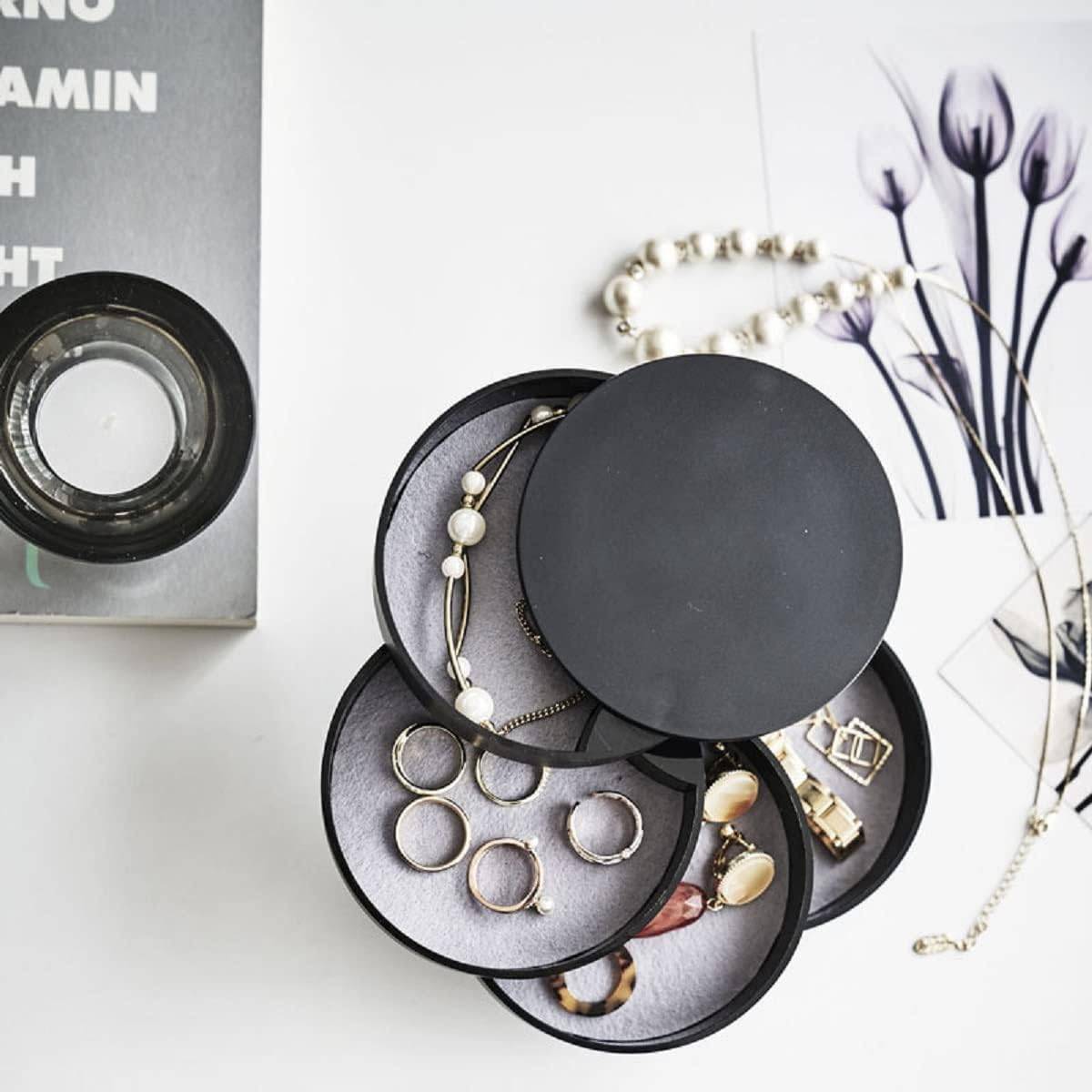 Round Jewellery Storage Box 5