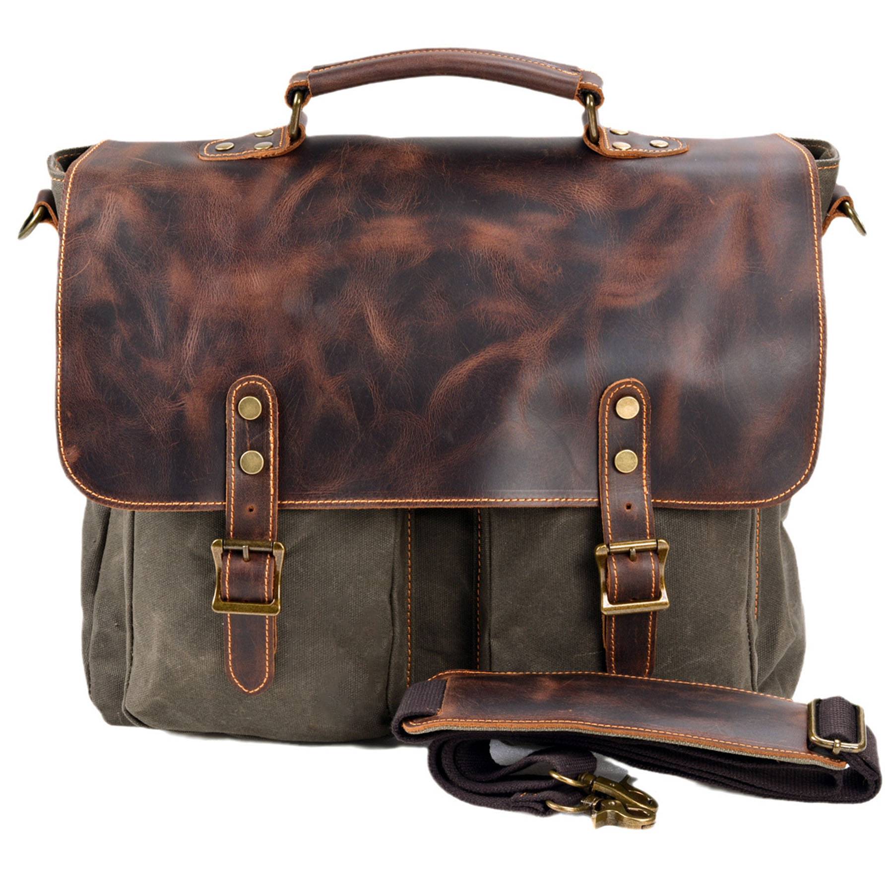Genuine Leather multicolor Messenger Bag 6