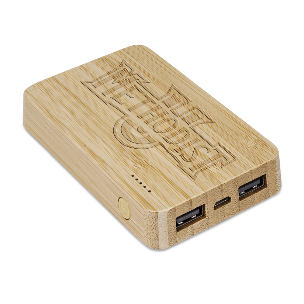 Eden Green Bamboo Wireless Power Bank 5000 5