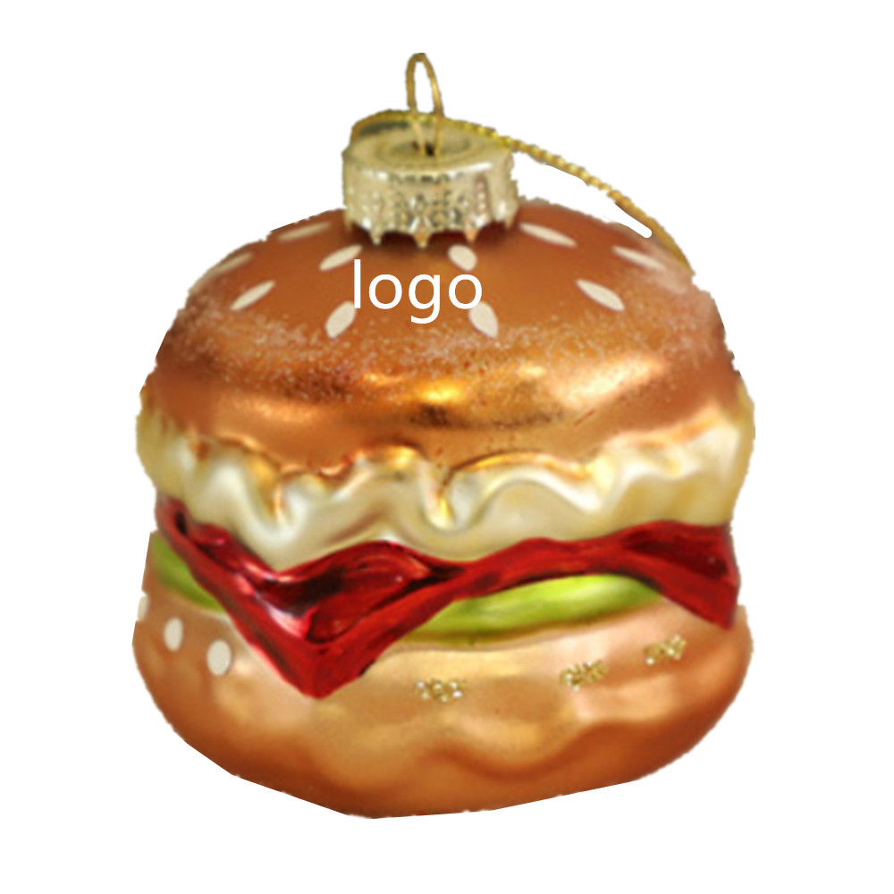 Hamburger Shape Christmas Ornaments 2