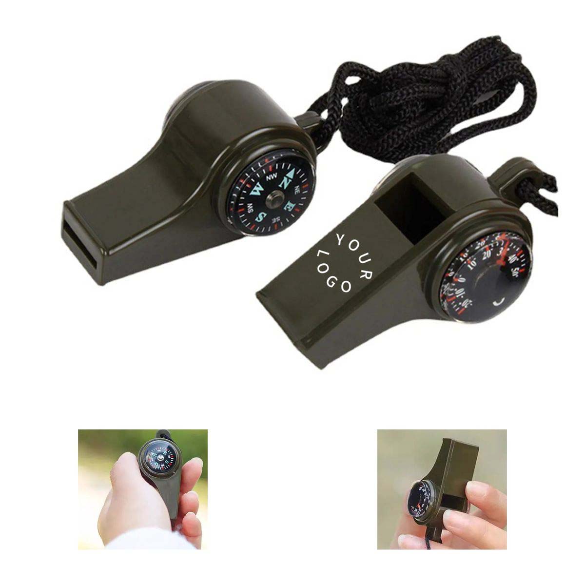 Outdoor Emergency Whistle with Compass and Lanyard 5