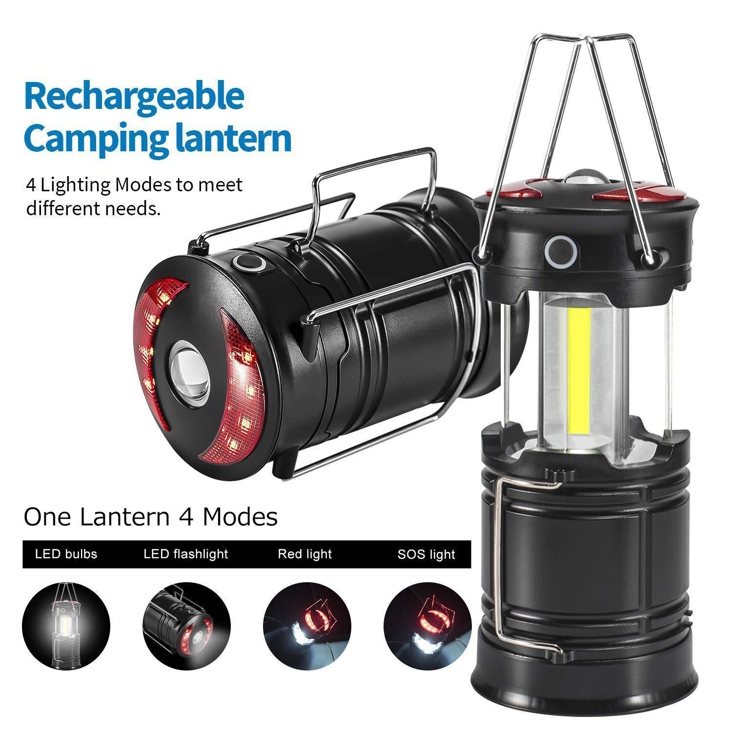 Rechargeable Camping Lantern Flashlight 4