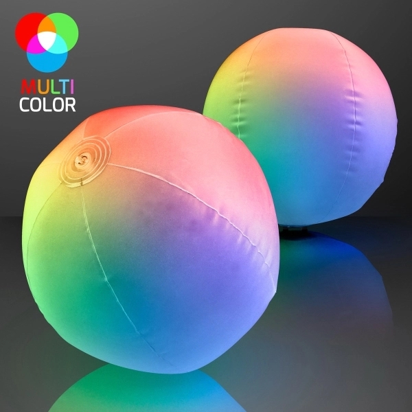 Light Up Beach Ball with Color Change LEDs 3