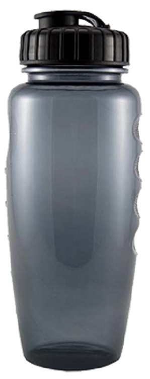 30 oz "Gripper" Poly-Clean Sports Bottle with Super-Sipper Lid