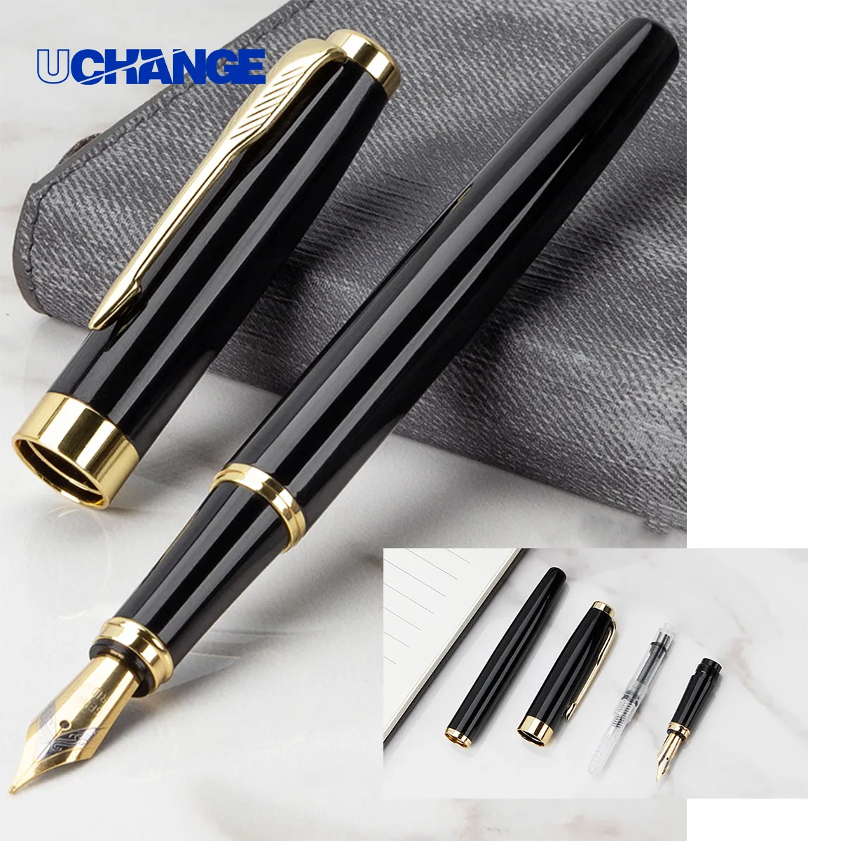 Metal Fountain Pen Gift Set With Custom Logo 4