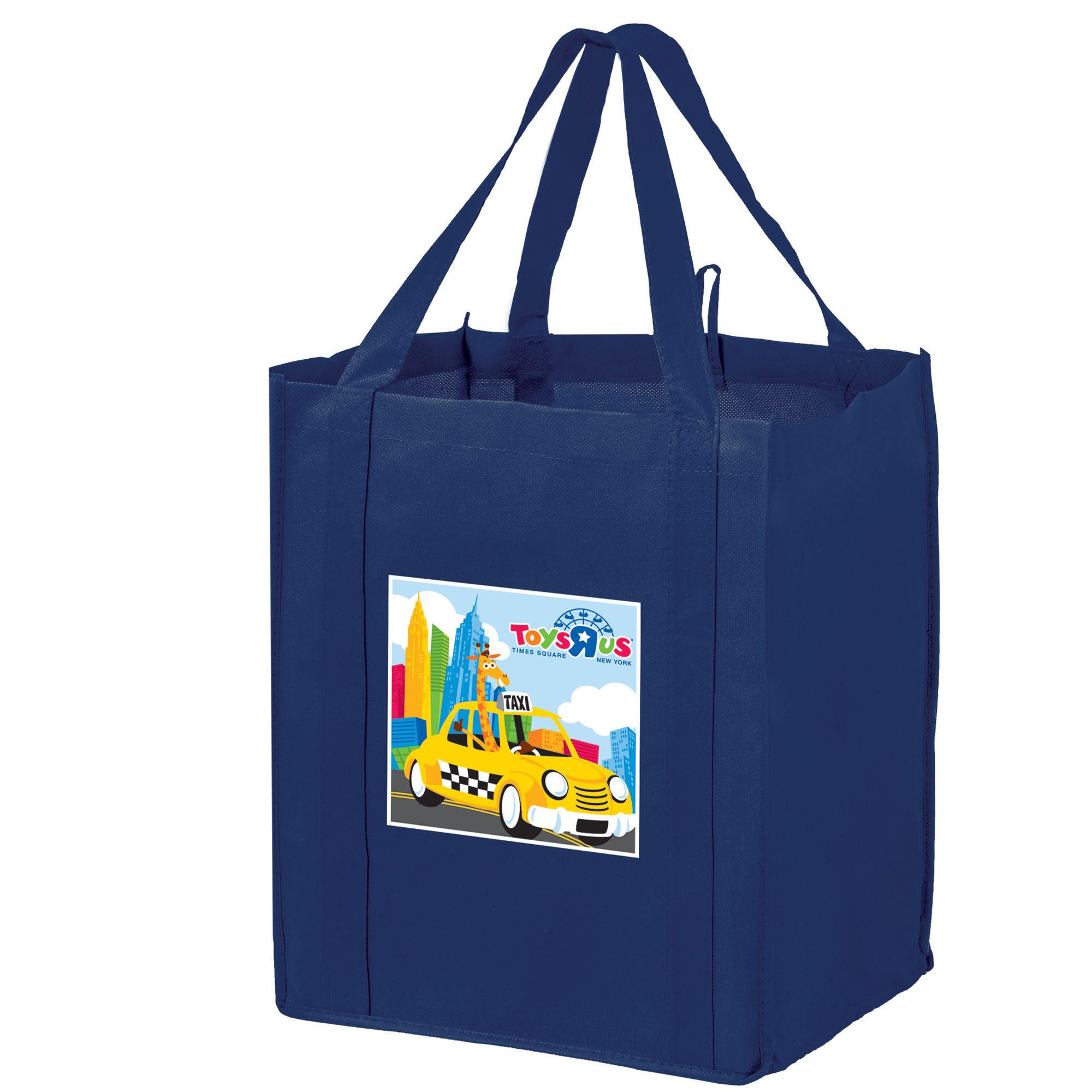Non-woven Grocery/Wine Combo Tote 14
