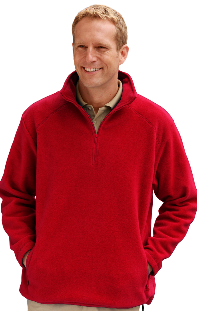 Adult Micro Fleece Zip Pullover 45