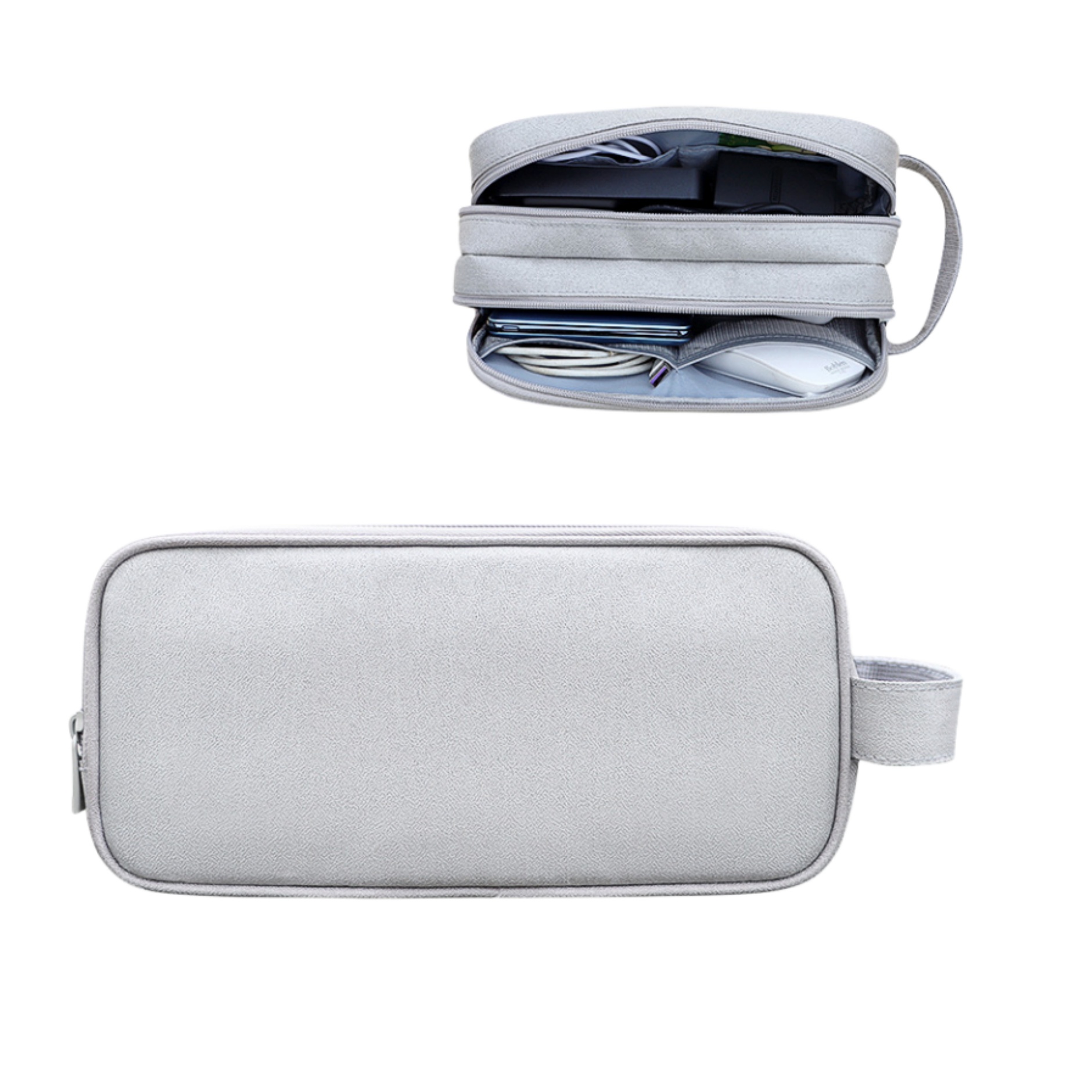 Double Layers Electronics Storage Pouch 5