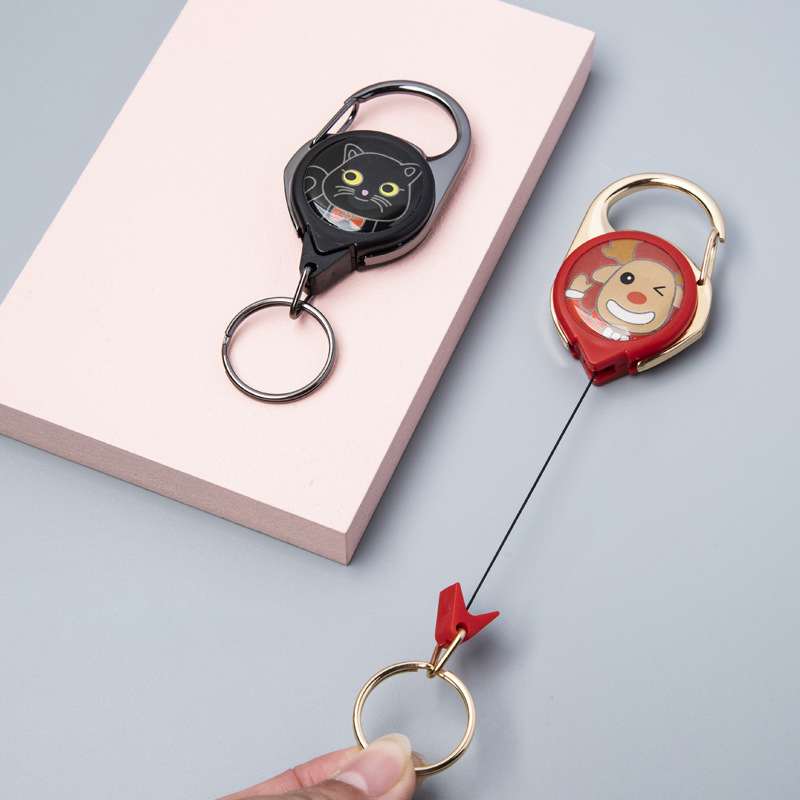 Retractable Badge Reel Snap Fastener 4