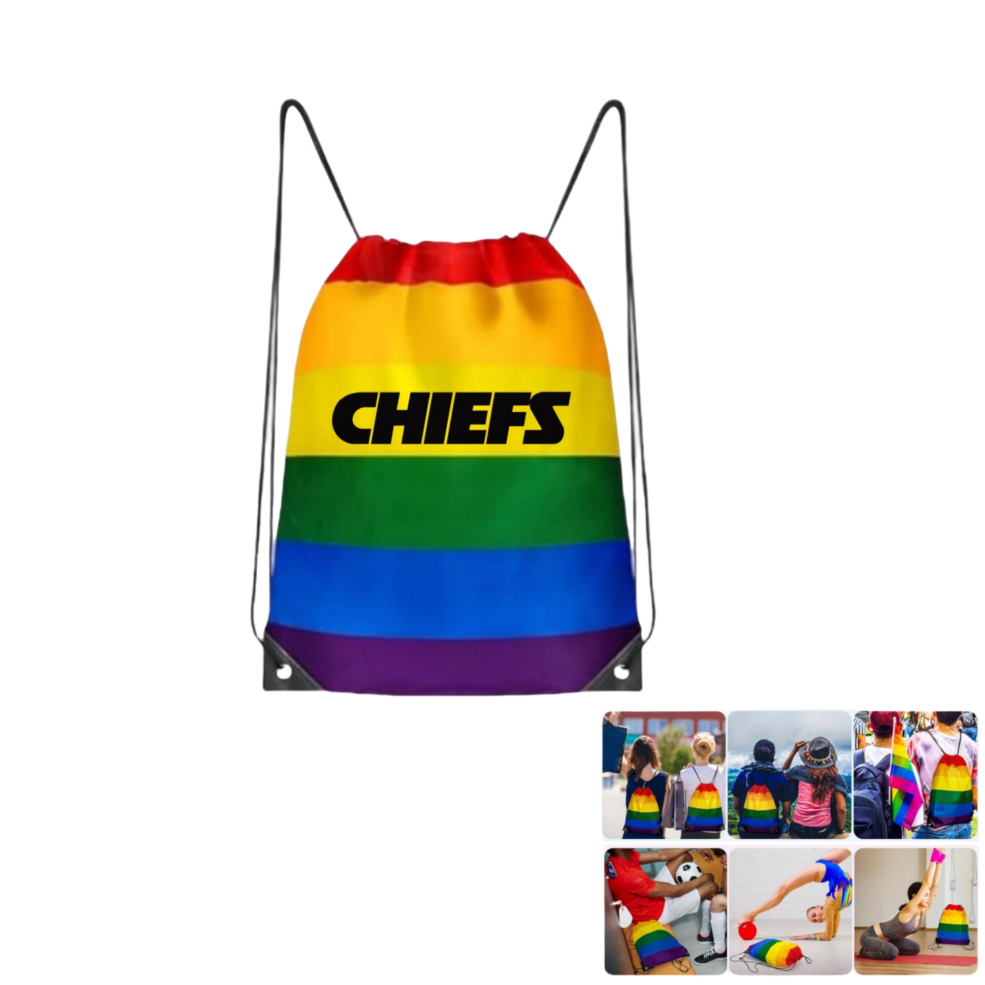 LGBT Gay Pride Drawstring Bag 3