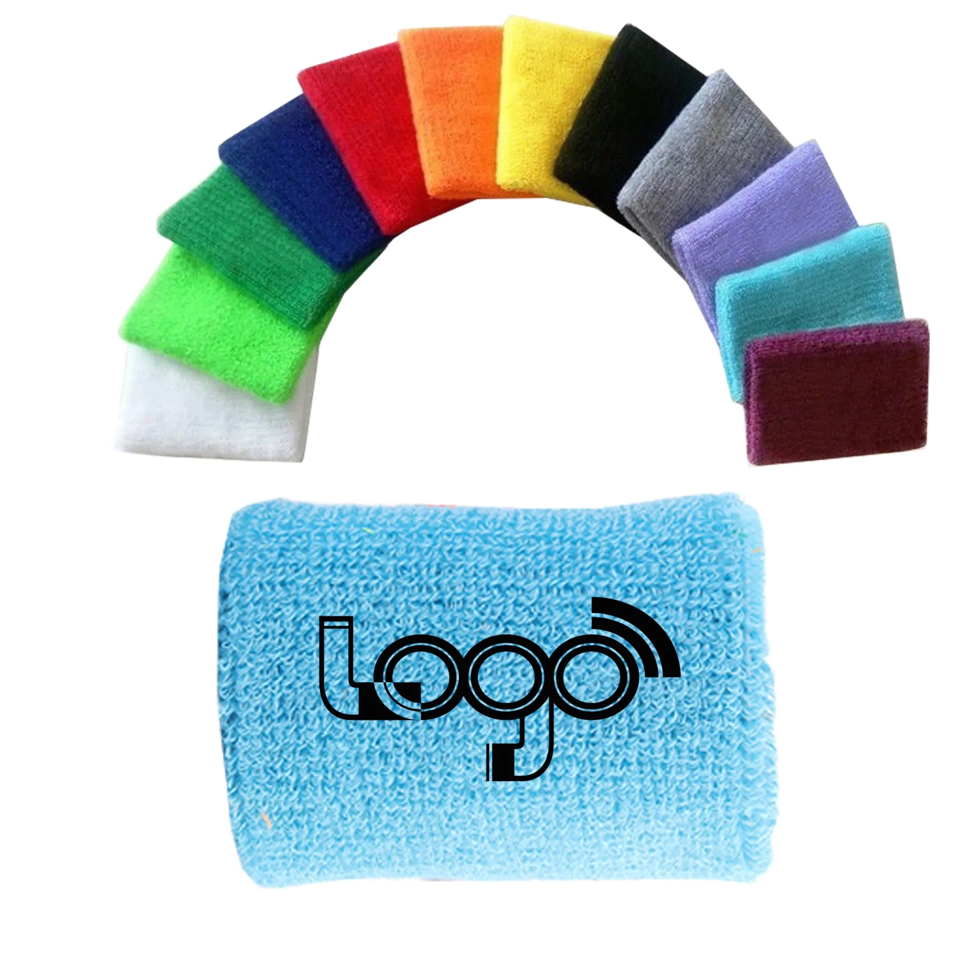 Sporty Wristband & Towel - Gym Running Basketball Badminton